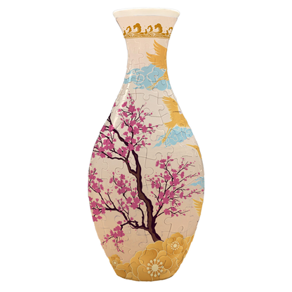 ✨🧩 3D DIY Puzzle Vase – 11 Creative Designs, Decorative Flower Vase & Craft Gift✨