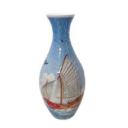 ✨🧩 3D DIY Puzzle Vase – 11 Creative Designs, Decorative Flower Vase & Craft Gift✨