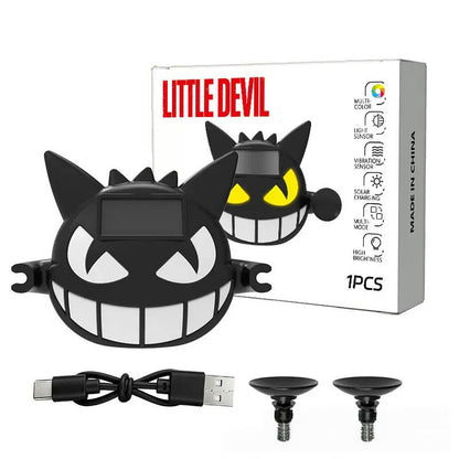😈 Solar Demon LED Car Light – Wireless Multi-Color Window Glow