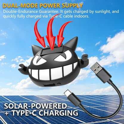 😈 Solar Demon LED Car Light – Wireless Multi-Color Window Glow