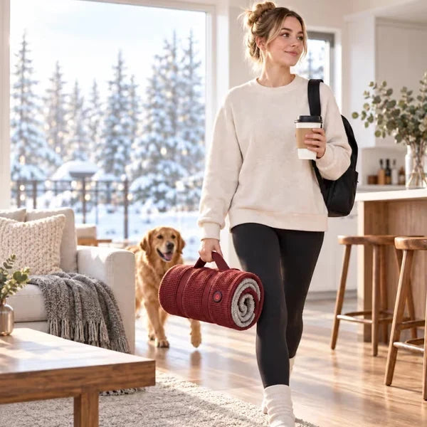 🔥 Wearable Heated Blanket for Cozy Couch & Desk Comfort