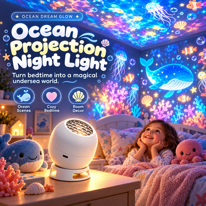 🌙 Magical Image Projection Night Light – Make Bedtime Something To Look Forward To