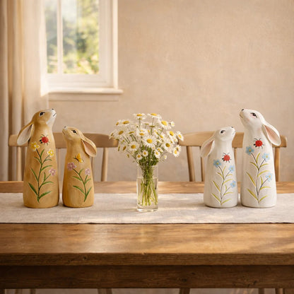 🔥Easter Hot Sale 49% OFF -Hand-Painted Spring Bunny Figurines
