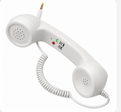 ☎️Retro Phone Handset for Smartphones – Classic Wired Calling Accessory