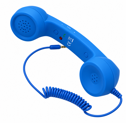 ☎️Retro Phone Handset for Smartphones – Classic Wired Calling Accessory