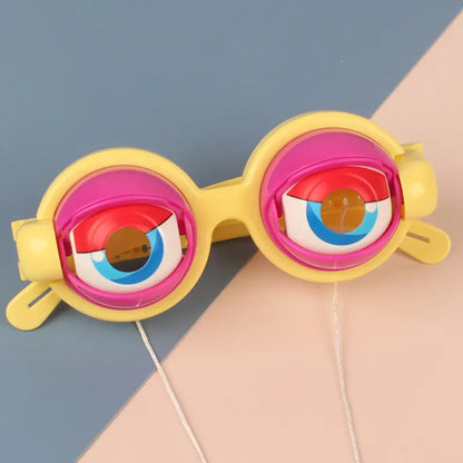 Fun and quirky glasses, suitable for children, creative prank toy, Easter, Christmas, and birthday gift, novelty and funny gadget, game accessory, suitable for party supplies.