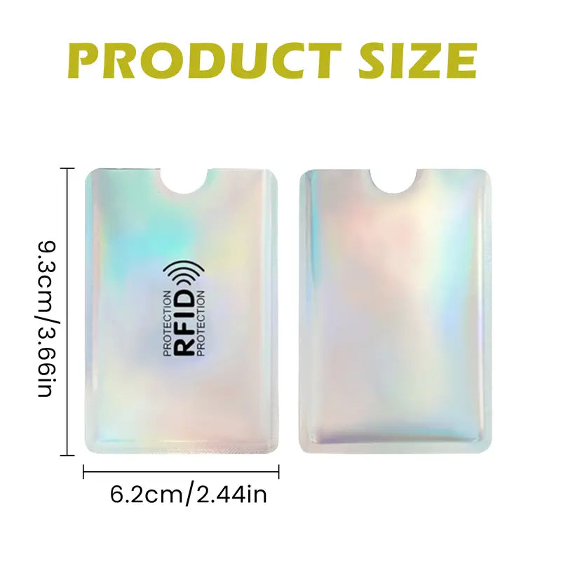 8 Pack RFID Blocking Sleeves for Credit Cards
