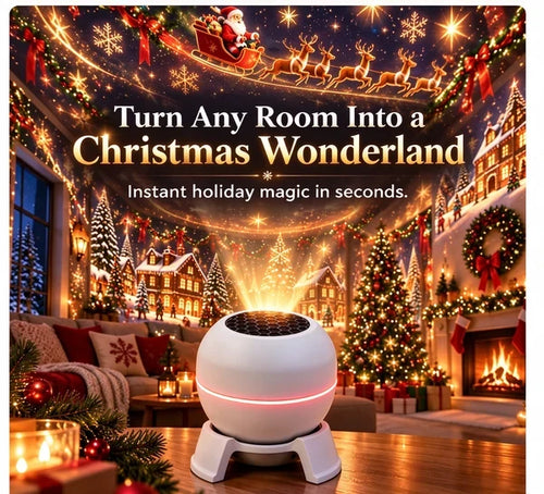 🎅Magical Christmas Projection Night Light – Transform Any Room Into A Holiday Wonderland