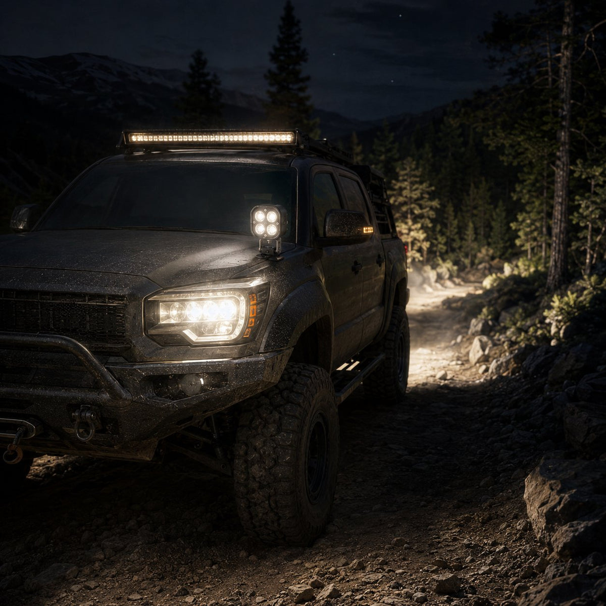 ⛺ 360° Full Coverage Magnetic LED Pod Light – Portable Outdoor Camping & Car Emergency LED Lamp