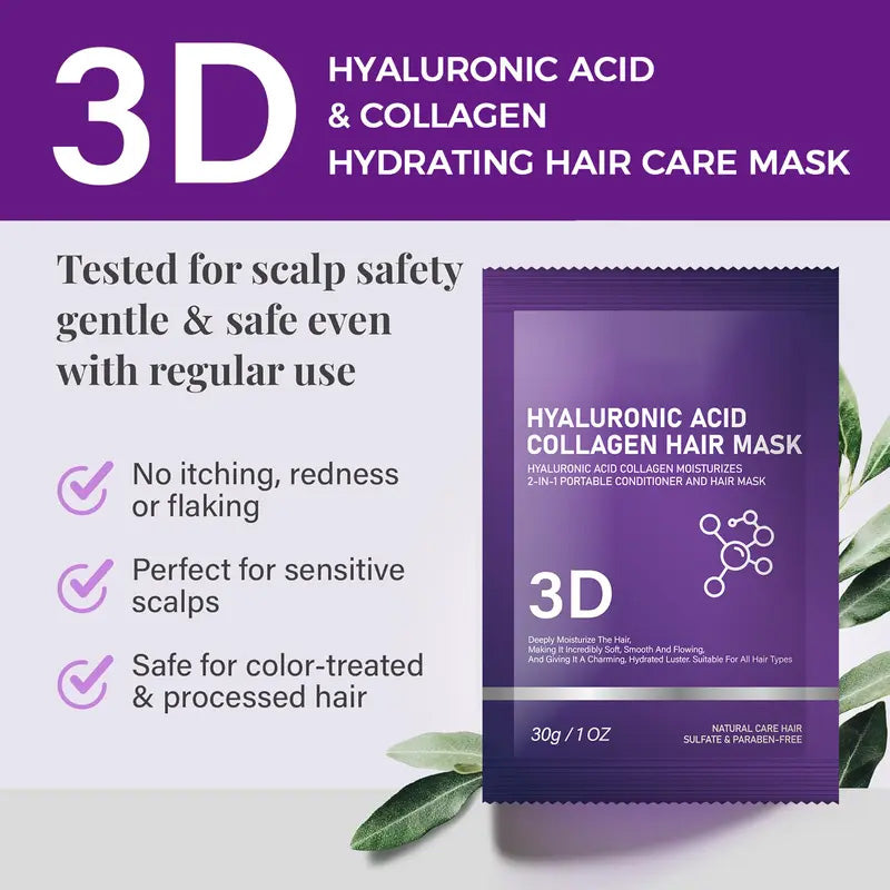 🔥Buy 1 Get 1 Free🔥3D Hyaluronic Acid & Collagen Hair Mask