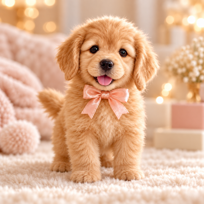 🎁Realistic Robotic Golden Retriever Puppy 🐕The Cutest Christmas Surprise