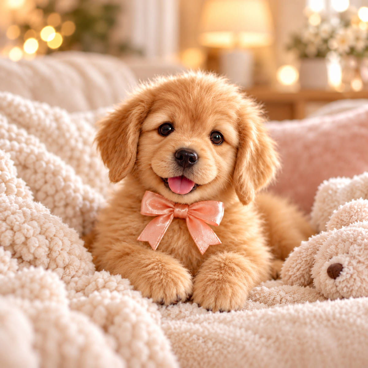 🎁Realistic Robotic Golden Retriever Puppy 🐕The Cutest Christmas Surprise