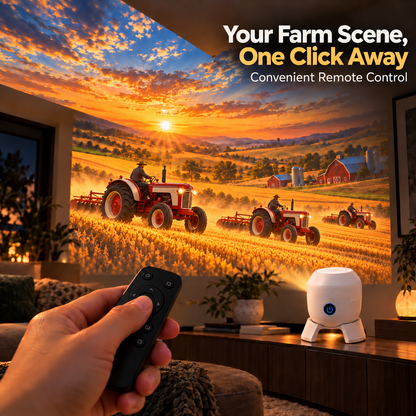 NEW ARRIVAL🚜 Tractor & Farm Scene Room Projector – Wall & Ceiling Décor for Tractor Lovers
