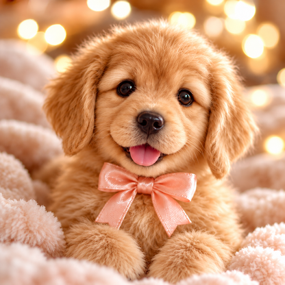🎁Realistic Robotic Golden Retriever Puppy 🐕The Cutest Christmas Surprise