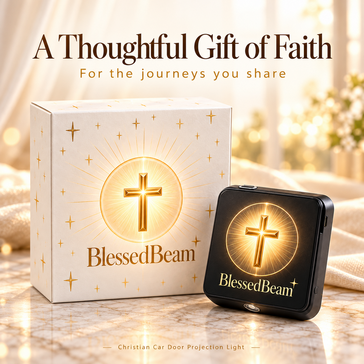 ✝️✨ Christian Car Door Projector Light – Illuminate Every Drive with Faith! 🚗🙏