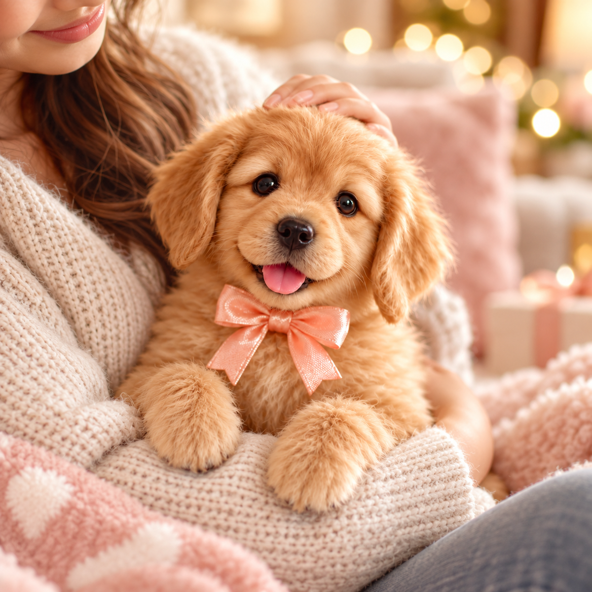 🎁Realistic Robotic Golden Retriever Puppy 🐕The Cutest Christmas Surprise