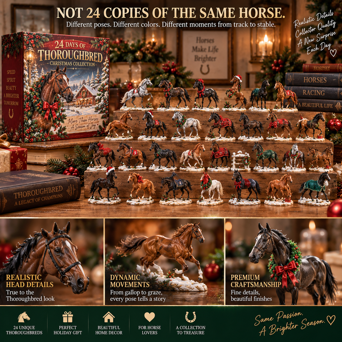 🎄24 Days of Thoroughbred Spirit – A Christmas Collection of Speed & Grace 🐎🎄