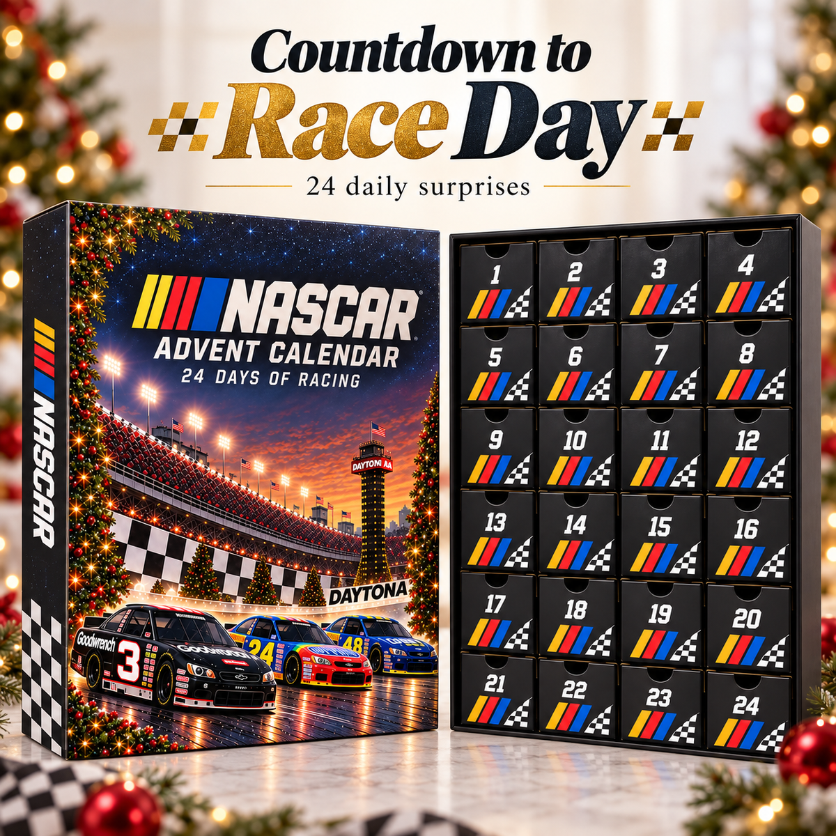 🏎️ 24 Days of Racing Magic – Christmas Advent Calendar 🎄✨