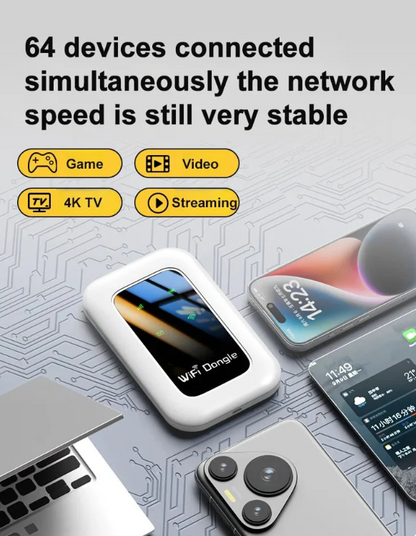 53%OFF📶 All-Network Pocket WiFi – Ready in Seconds No Setup! No Hassle! Just Connect!🔥[Power on and use, free for life]