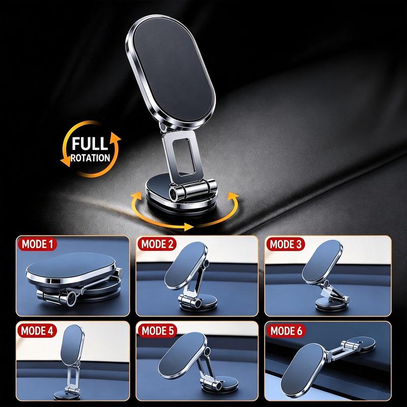 🎁2026 New Arrivals💥Phone Holder Strong magnet, 360° rotation & foldable metal. Safer driving – grab yours! ✅