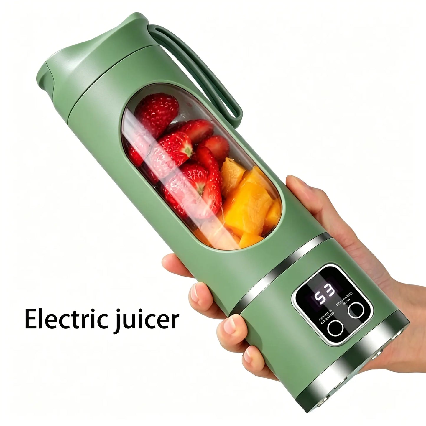 🔥Portable USB Blender with LED Display - Perfect for Smoothies & Juices