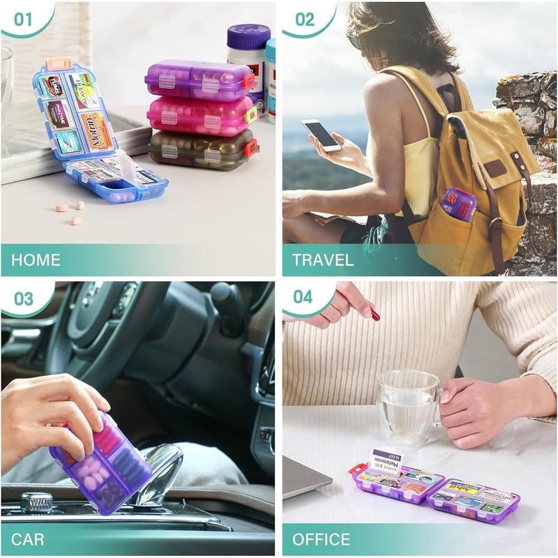 🔥BLACK FRIDAY 49% OFF💥Travel Pill Organizer Box (147 Labels for Customization)