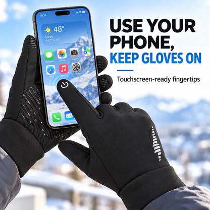 🧤 Unisex Winter Fashion Gloves – Warm Fleece-Lined, Touchscreen-Compatible & Anti-Slip ❄️📱