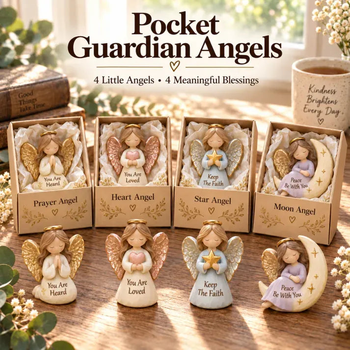 🔥👼💕12 Pocket Guardian Angels – 🎁Little Blessing Keepsake Gifts