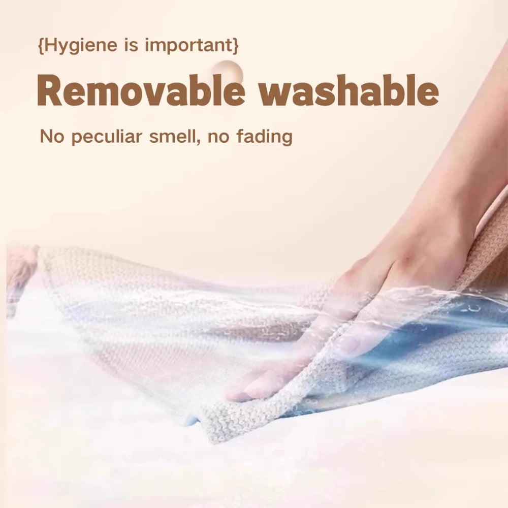 Heated shawl care and removable electrical components