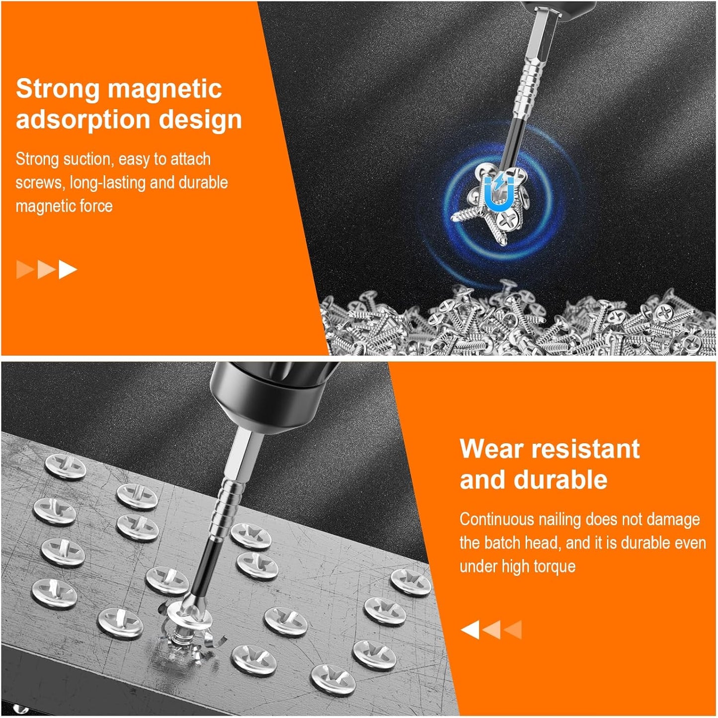 🔥🔨High-Magnetic Screwdriver Drill Bit Set