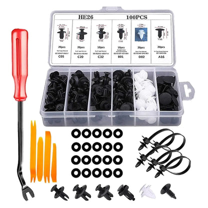 🔧🚗725-Piece Automotive Clip and Fastener Assortment Kit