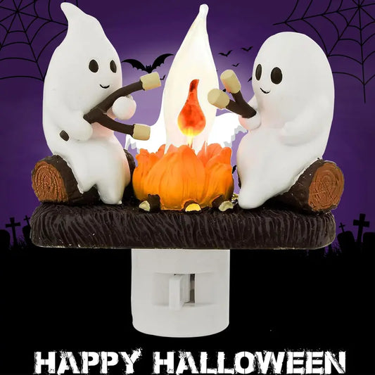 Early Halloween Specials 49% OFF🔥Ghosts Roasting Campfire Flickering Night Light
