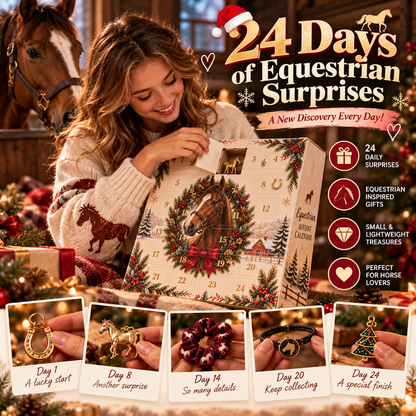 🐴 24-Day Equestrian Advent Calendar – Daily Mini Surprises for Horse Lovers