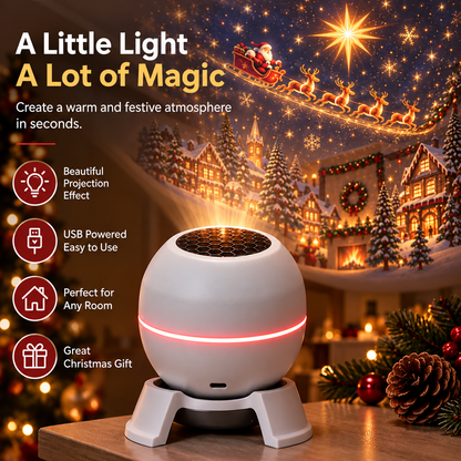 🎄 Christmas Magic Projector – Light Up Your Holiday Nights ✨