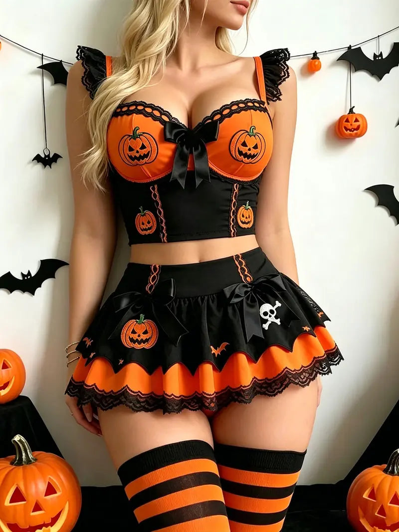 🎃 ⭐ Halloween Lingerie Set for Women, halloween clothes