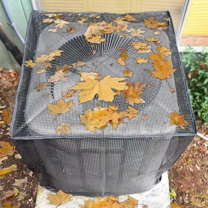 🍃Heavy-Duty Mesh AC Cover – All-Season Outdoor Protection