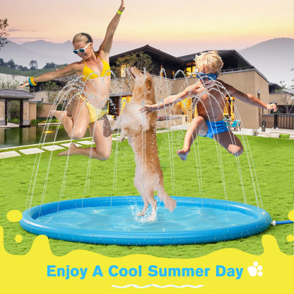 Splash Mat – Anti-Slip Water Play for Dogs & Kids, Summer Fun