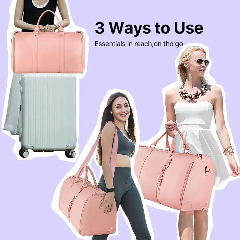⚡2-in-1 Convertible Garment Duffle Bag