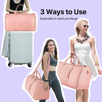 ⚡2-in-1 Convertible Garment Duffle Bag