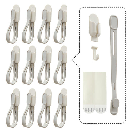✨🎄 6ps-Adjustable Christmas Wreath Hanger – Peel, Adjust & Hang Holiday Décor with Ease 🎄✨