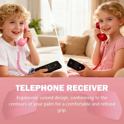 📞Retro telephone handset with Type-C interface