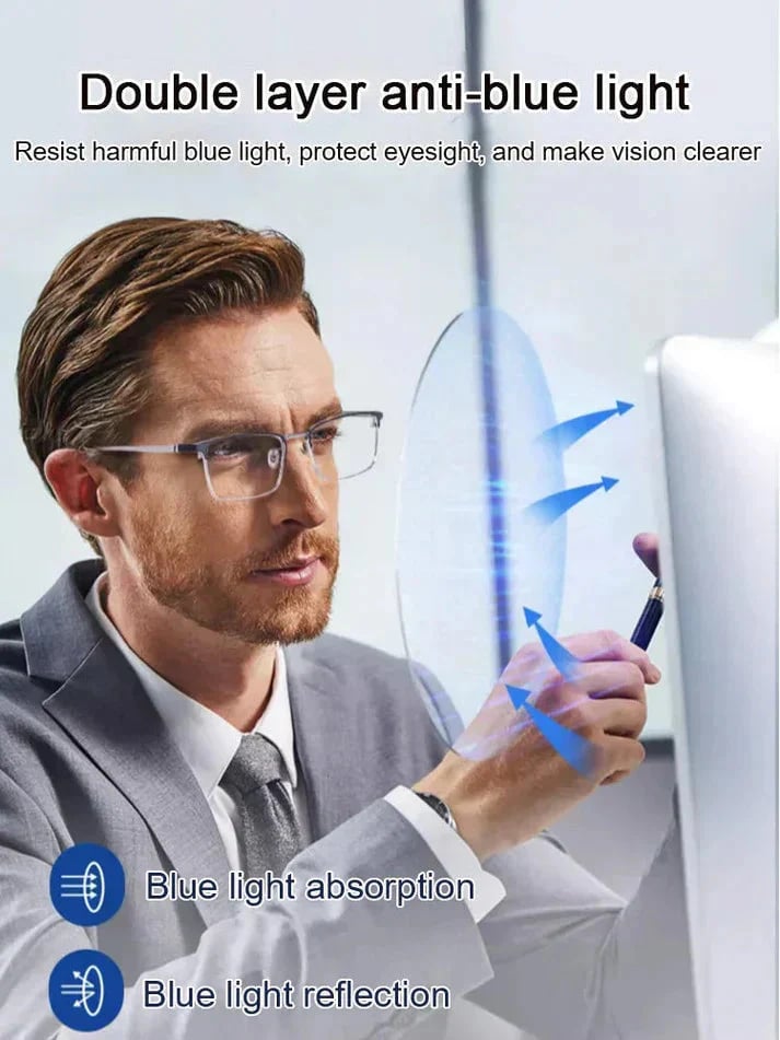 🔥2026 Hot Sale 49% Off👓 Ultra Light Anti Blue Presbyopic Glasses