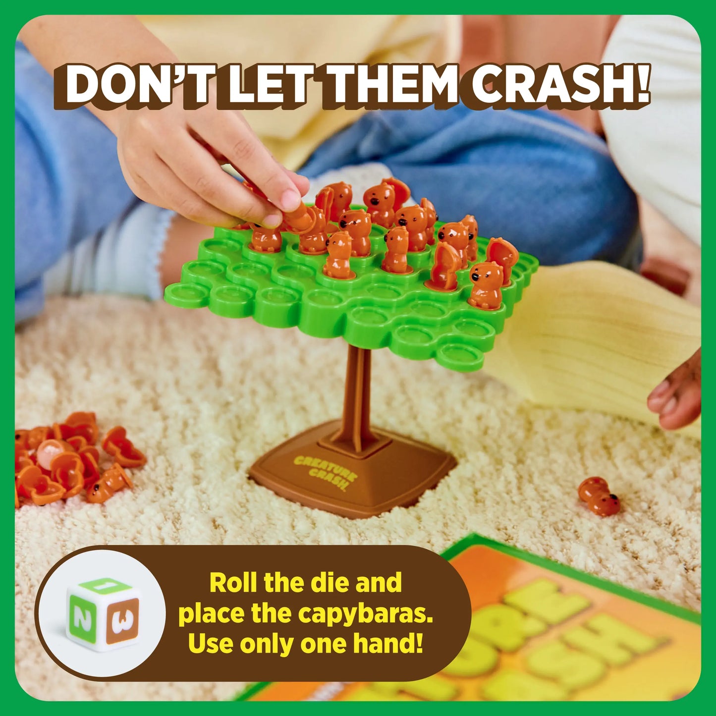 Creature Crash Capybara Stacking Game for Kids