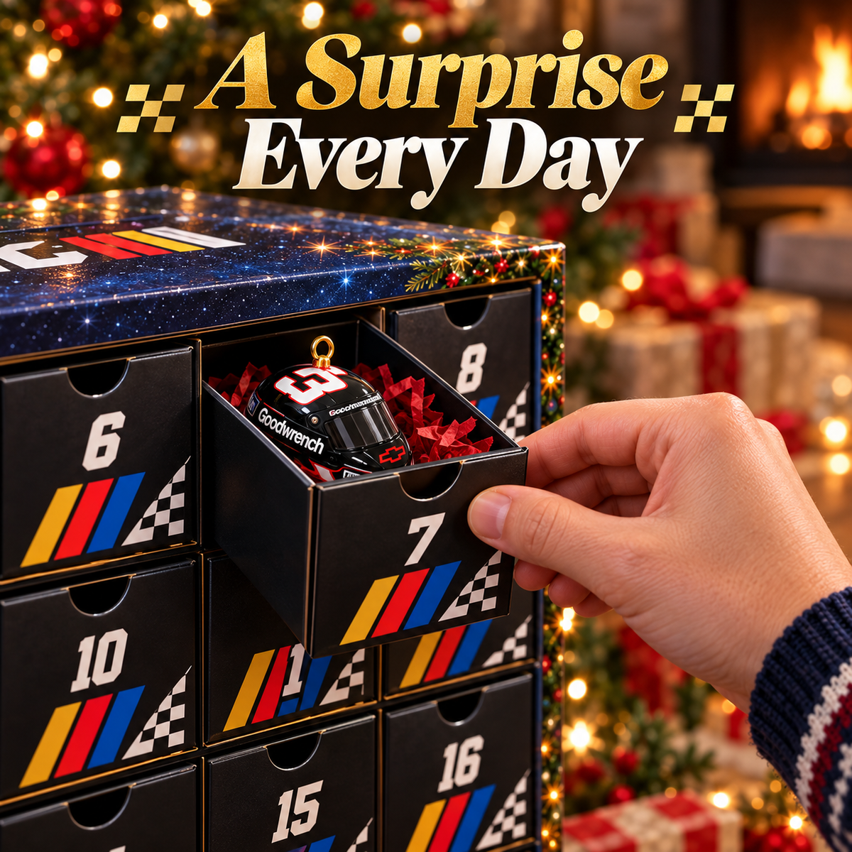 🏎️ 24 Days of Racing Magic – Christmas Advent Calendar 🎄✨