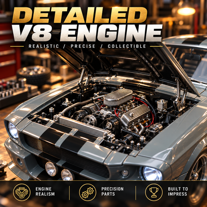 🏁 Classic Fastback DIY Model Car – Build Your Own 1967-Inspired Muscle Icon