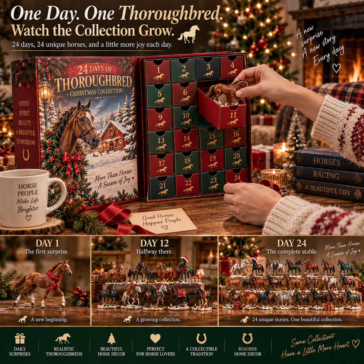 🎄24 Days of Thoroughbred Spirit – A Christmas Collection of Speed & Grace 🐎🎄
