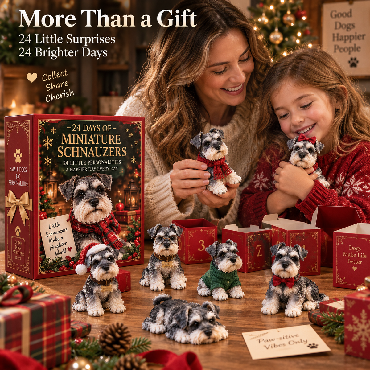 🐶 24 Days of Miniature Schnauzers – Unwrap a Little Happiness Daily 🎅