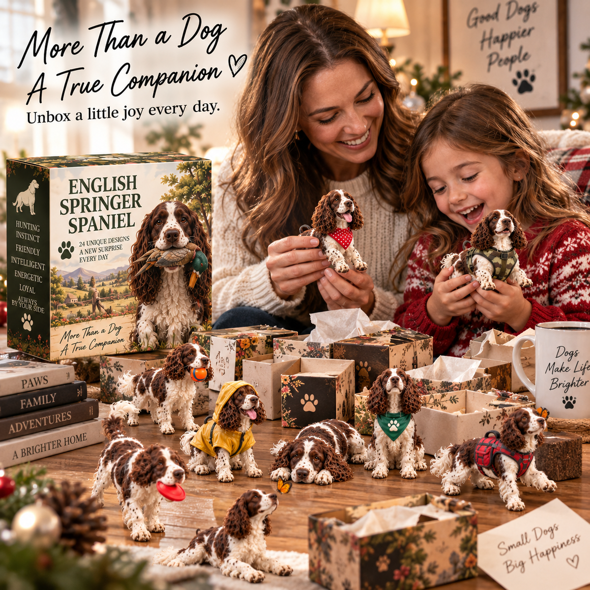 🎀24 Days of English Springer Spaniels – 24 Personalities, One Unforgettable Pack