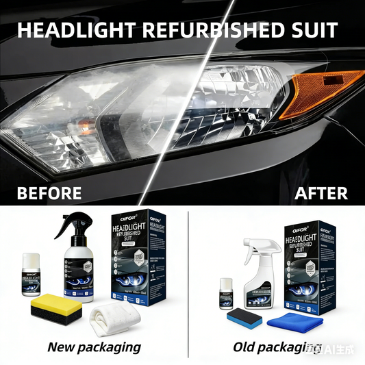 Automotive Headlamp Restoration Fluid, oxidized and yellowed automotive headlamps