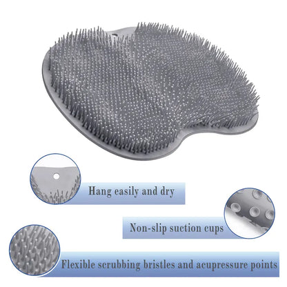 Silicone Shower Foot Scrubber Mat 🚿